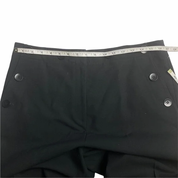 Tibi Wide Leg Culottes Sailor Front Button Crop Pant Sz 12 fall city style